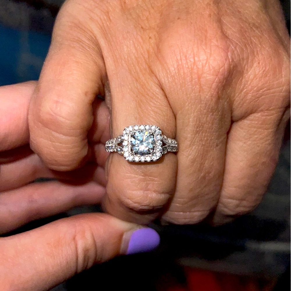 Diamonique ring